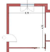 dimensioni stanza