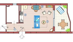 zona giorno appartamento